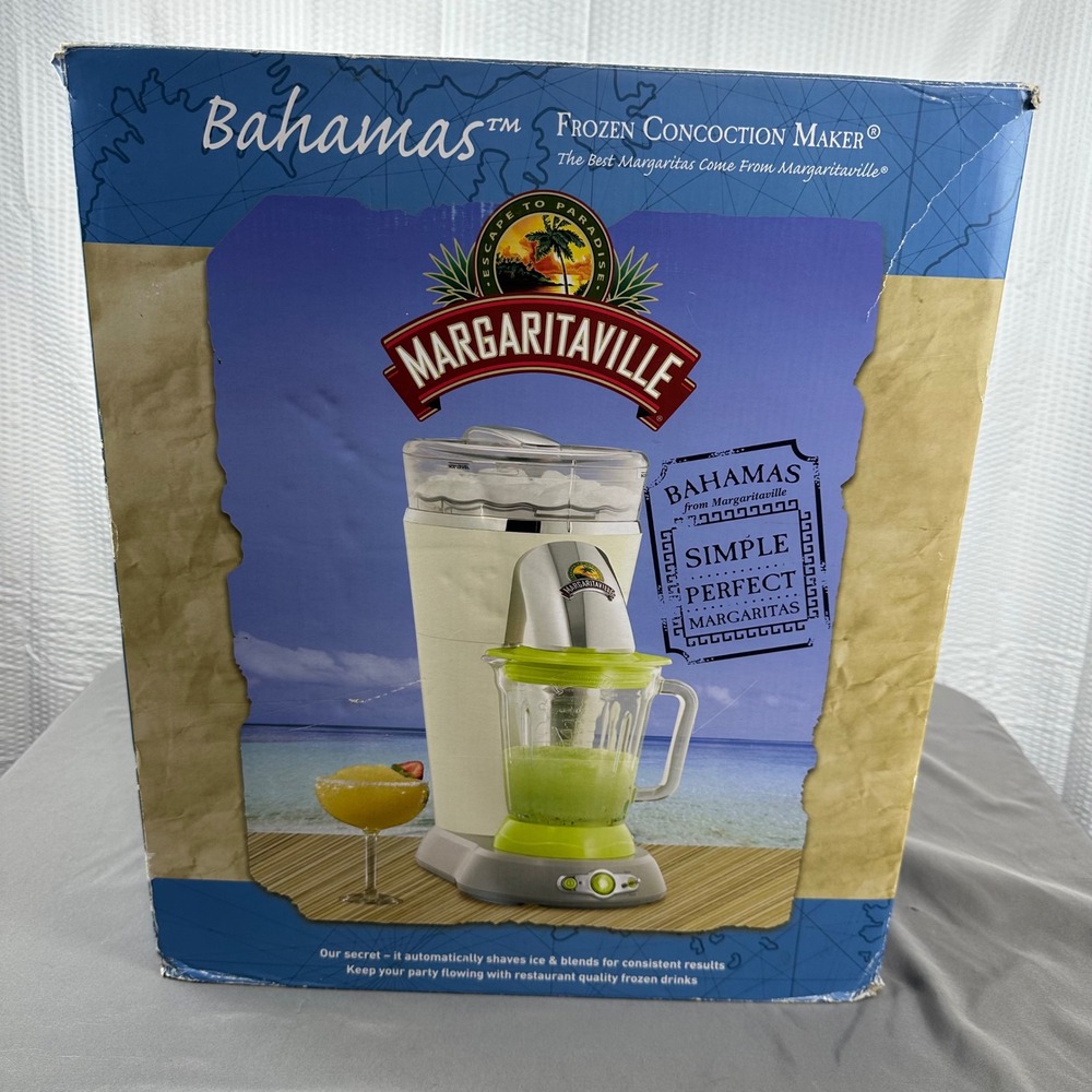 Margaritaville Bahamas Frozen Concoction Maker - Silver - DM0500 Tested